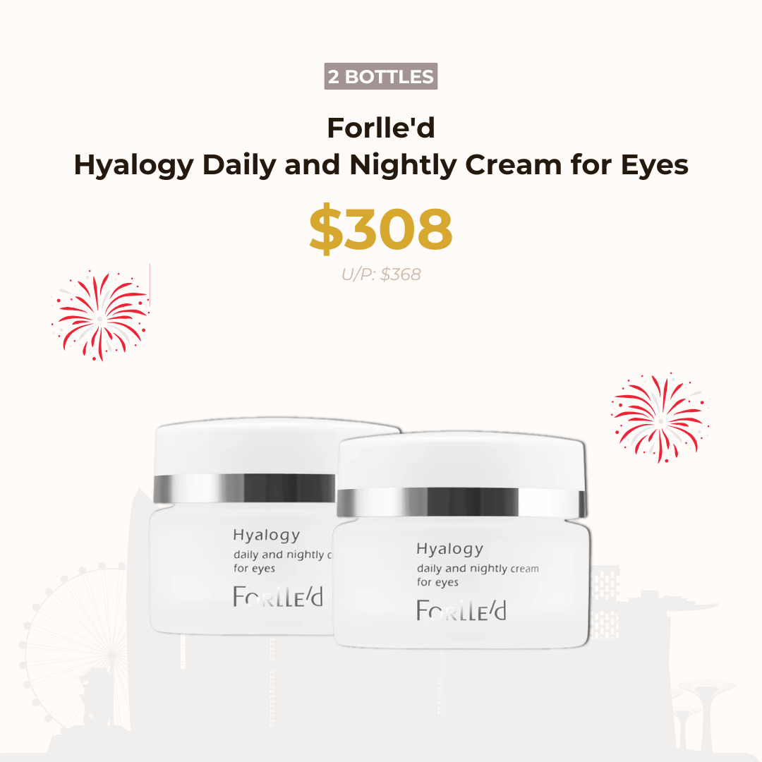 PROMO (2 bottles) Forlle'd - Hyalogy Daily and Nightly Cream for Eyes