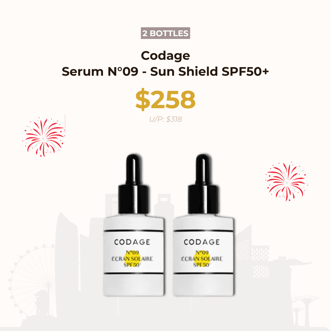 PROMO (2 bottles) Codage - Serum N°09 - Sun Shield SPF50+