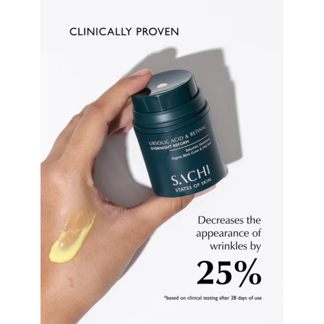 Sachi - Ursolic Acid & Retinal Overnight Reform