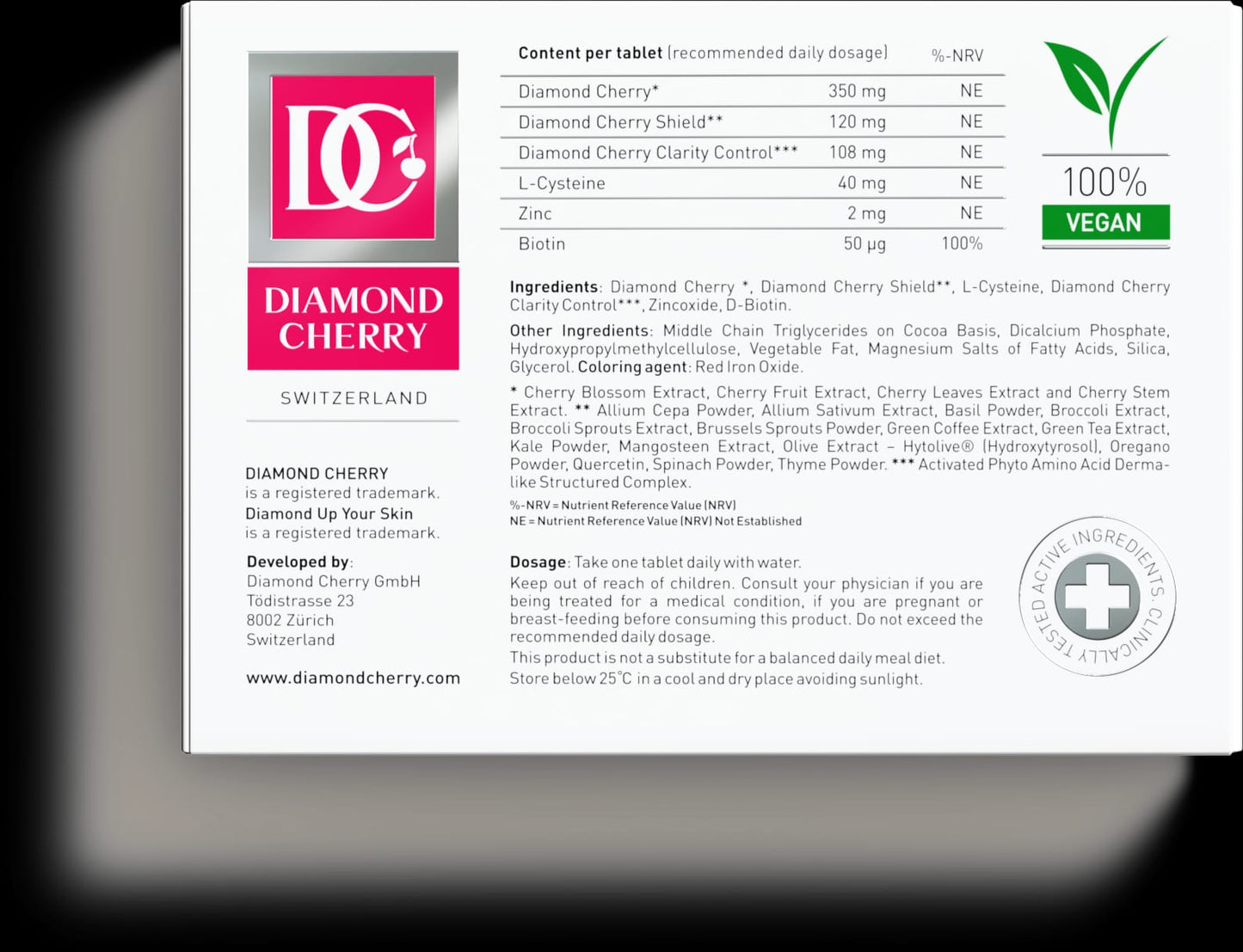 Diamond Cherry Clarity Control - Diamond Up Your Skin Capsules