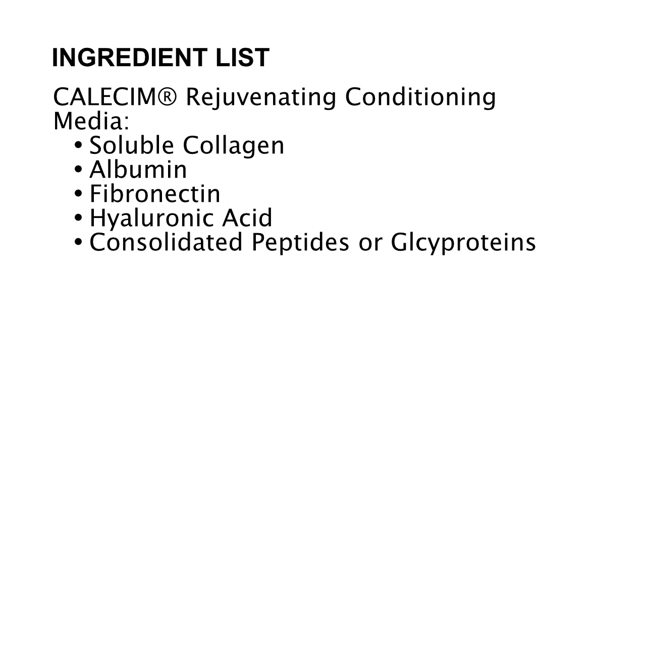 CALECIM - Professional Serum