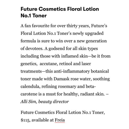 Future - Floral Lotion No. 1