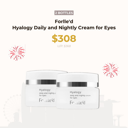 PROMO (2 bottles) Forlle'd - Hyalogy Daily and Nightly Cream for Eyes