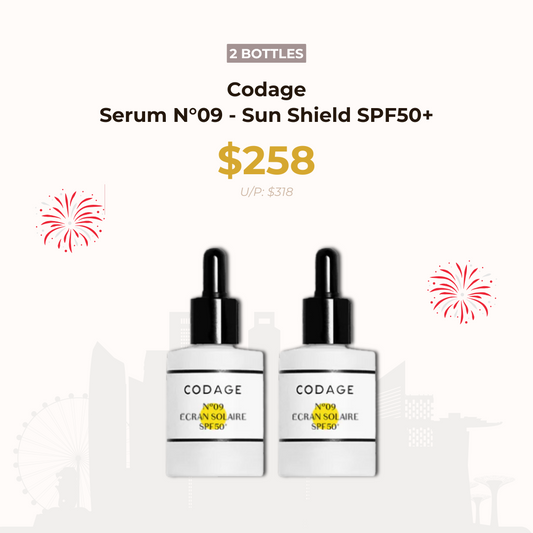 PROMO (2 bottles) Codage - Serum N°09 - Sun Shield SPF50+