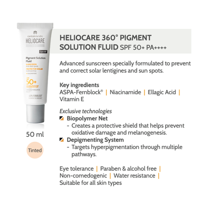 Heliocare - 360 Pigment Solution Fluid SPF50+