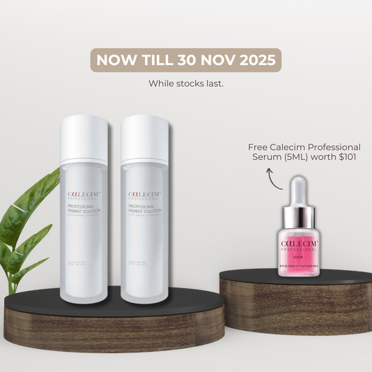 2x CALECIM - Professional Pigment Solution FOC 1x CALECIM - Professional Serum