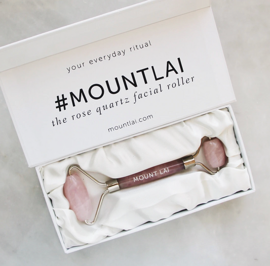 Mount Lai - The De-Puffing Rose Quartz Facial Roller