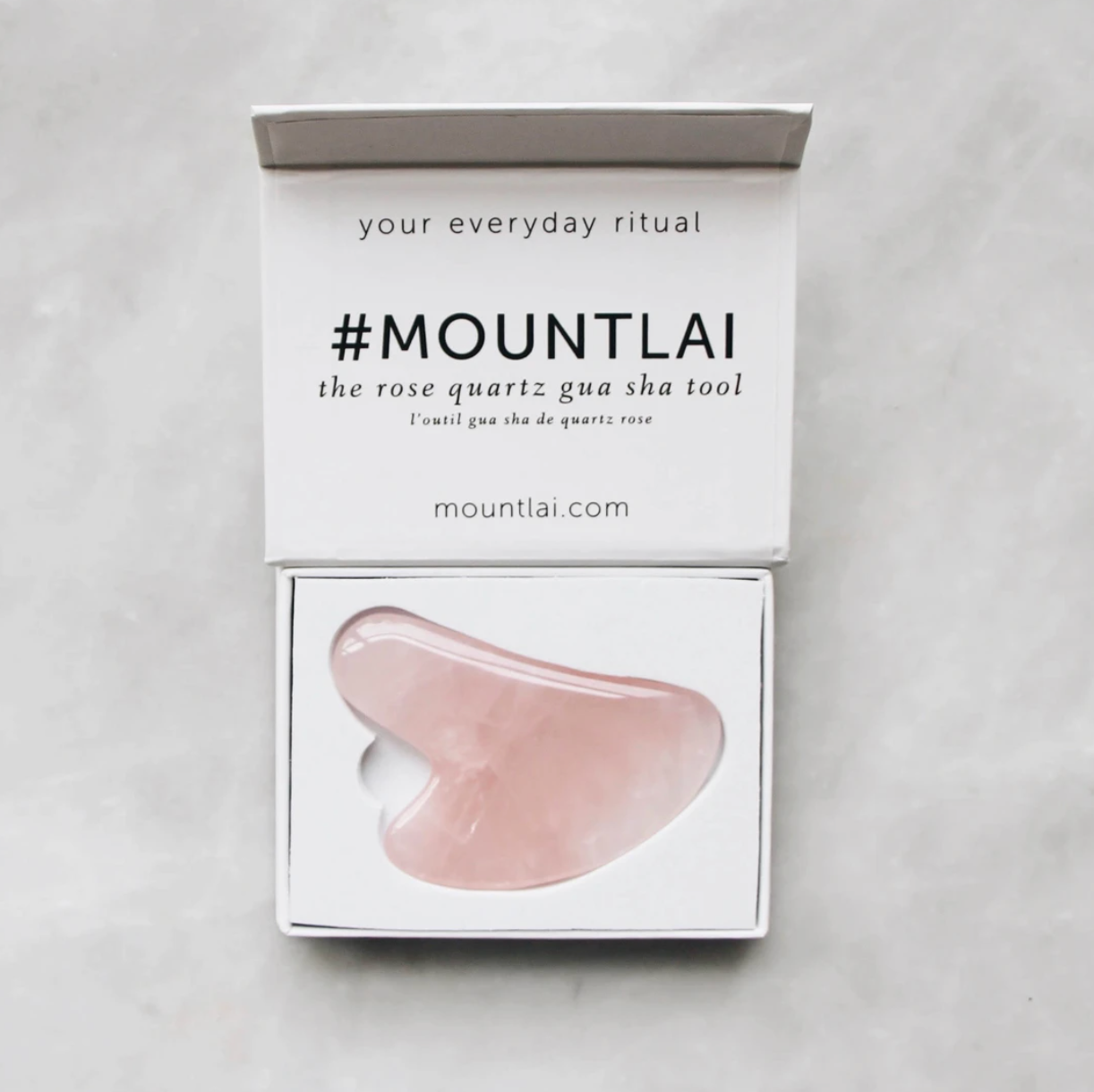 Mount Lai - The Rose Quartz Gua Sha Facial Lifting Tool